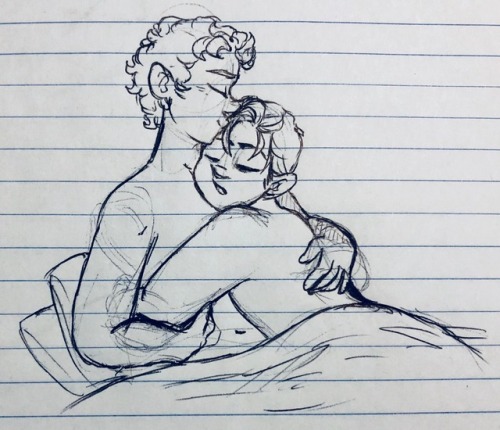 assorteddoodles:“Let’s just say I’m glad he’s mine, awake… asleep.”