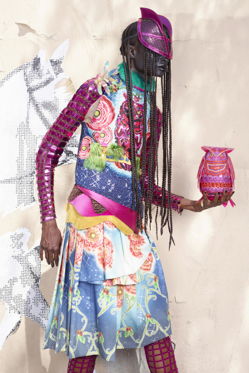 global-fashions:  Debra Shaw - Manish Arora adult photos