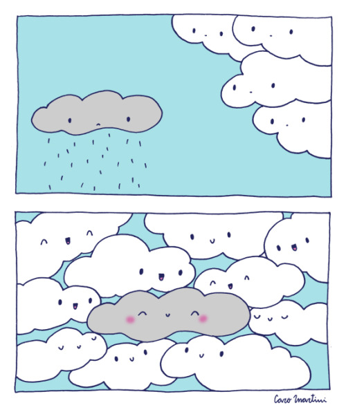 mywhisperedcolors:  For all the lonely rainy clouds out there <3