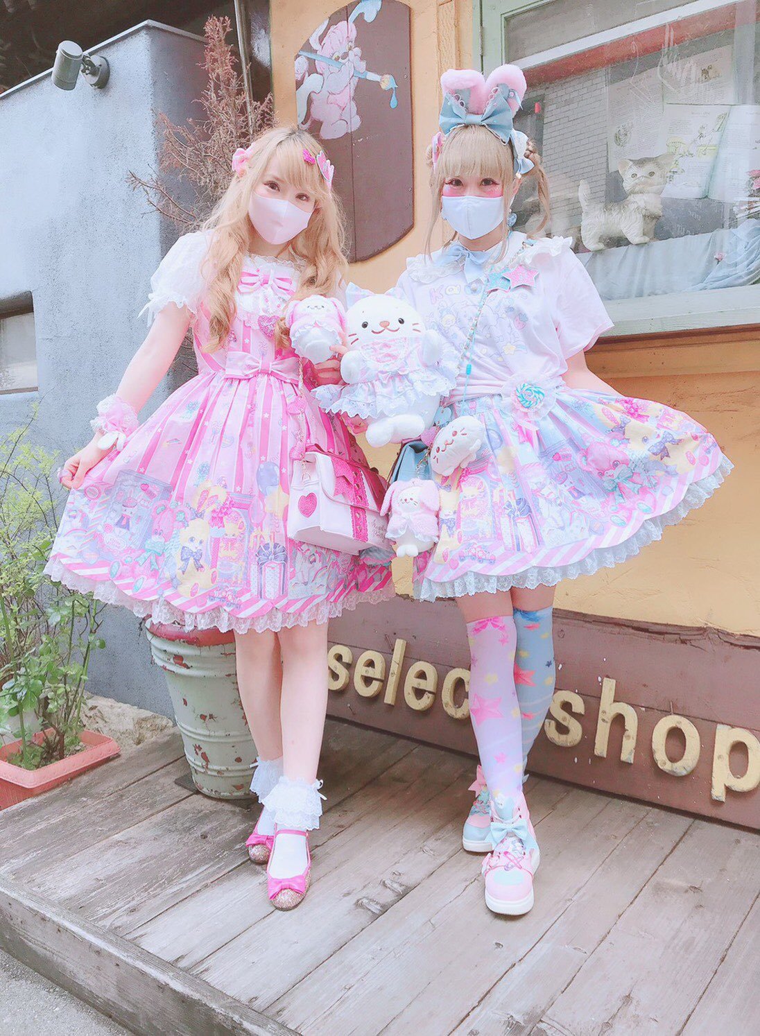 Toy Doll Box ワンピース　サックス