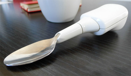 Sex Smart Spoon stabilizes tremors from Parkinson's. pictures