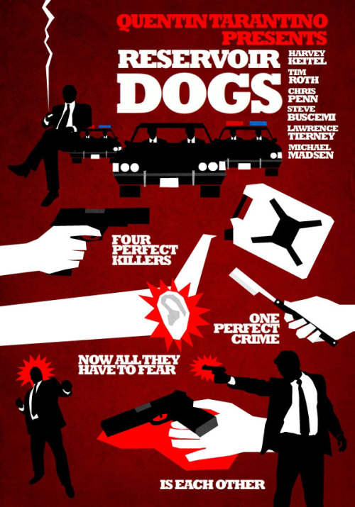 wetpaintblog:  Awesome Quentin Tarantino Posters!! I do not know who is the illustrator, if you know it, please tell me 