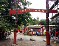 corntard:  “Christiania is a self-proclaimed autonomous neighbourhood of about 850 residents, covering 34 hectares (84 acres) in the borough of Christianshavn in the Danish capital Copenhagen. Its cannabis trade was tolerated by authorities until 2004.