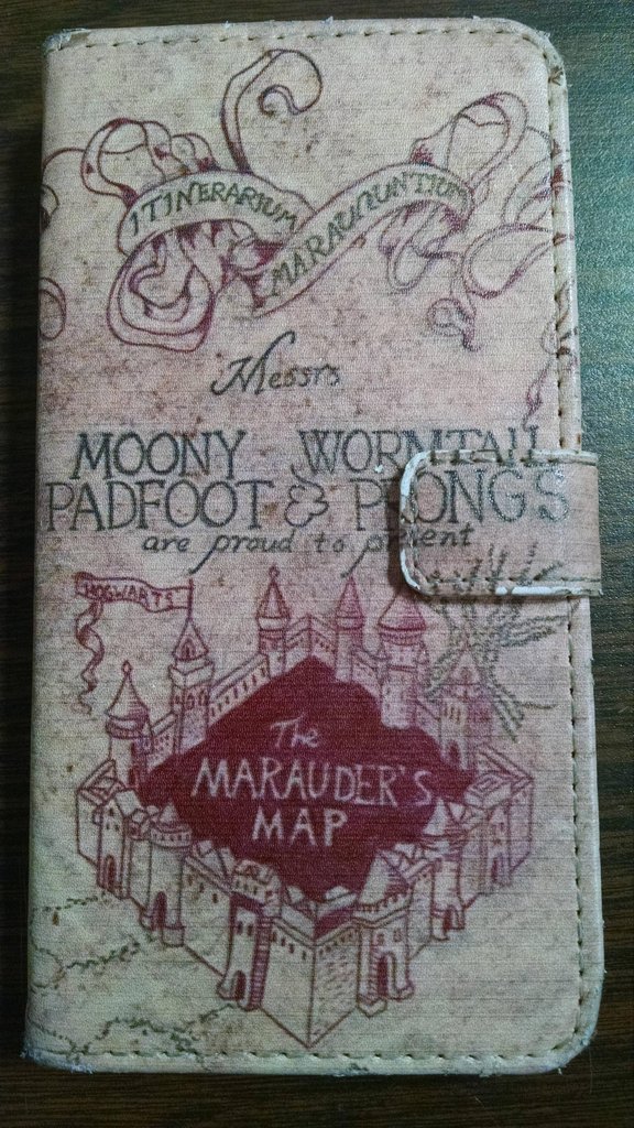 daily-harry-potter:  Here’s my phone case, tattered but still love ithttp://daily-harry-potter.tumblr.com