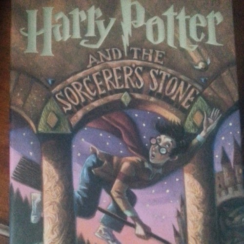 I was going to start a different book, but then I saw this. Well I’ll be away from the world for a couple days till I reread the entire series! #harrypotter #book1 #books #booksarejustfantastic #bookworm #Inevergettiredofreading