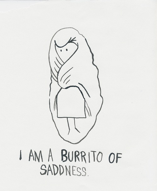 rainbowsloveyeah:  BIG burito on sadness :// en We Heart It.