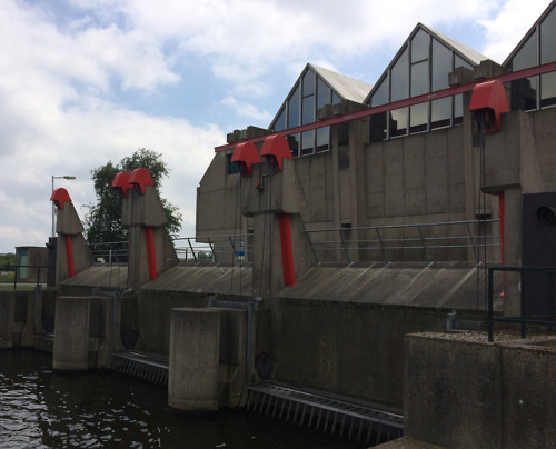 Boezemgemaal (pumpingstation) Halfweg, Dick Slebos, 1977
