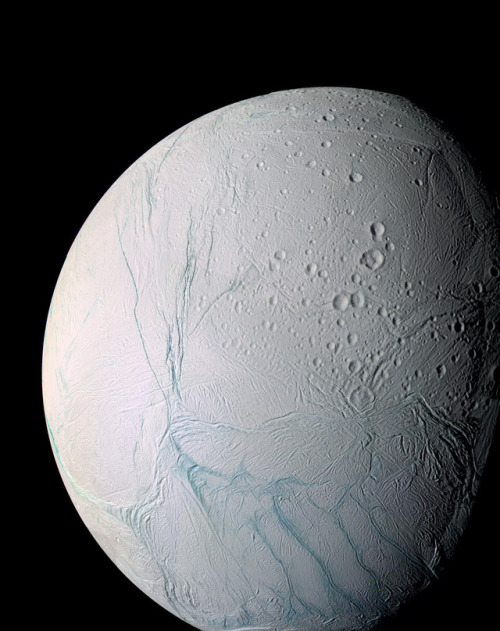 Enceladus, in honor of scientists saying they have confirmed it has a sea under the surfacejs