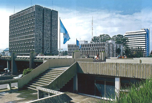 midcenturymodernfreak: Goyri Concrete Relief Mural | Bank of Guatemala &ldquo;This incredible co