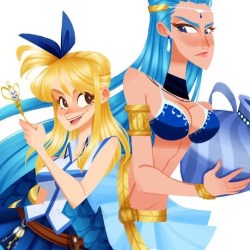 Ladies N•134 Lucy Heartfilia And Aquarius 