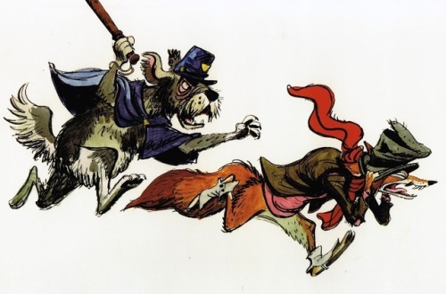 talesfromweirdland:The Disney film that got away: art from CHANTICLEER, by Marc Davis. Parts of it w