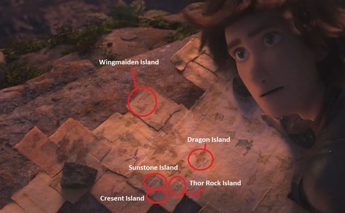To the Chief and Chieftess — Analyzing Hiccup's map in HTTYD: The Hidden  World