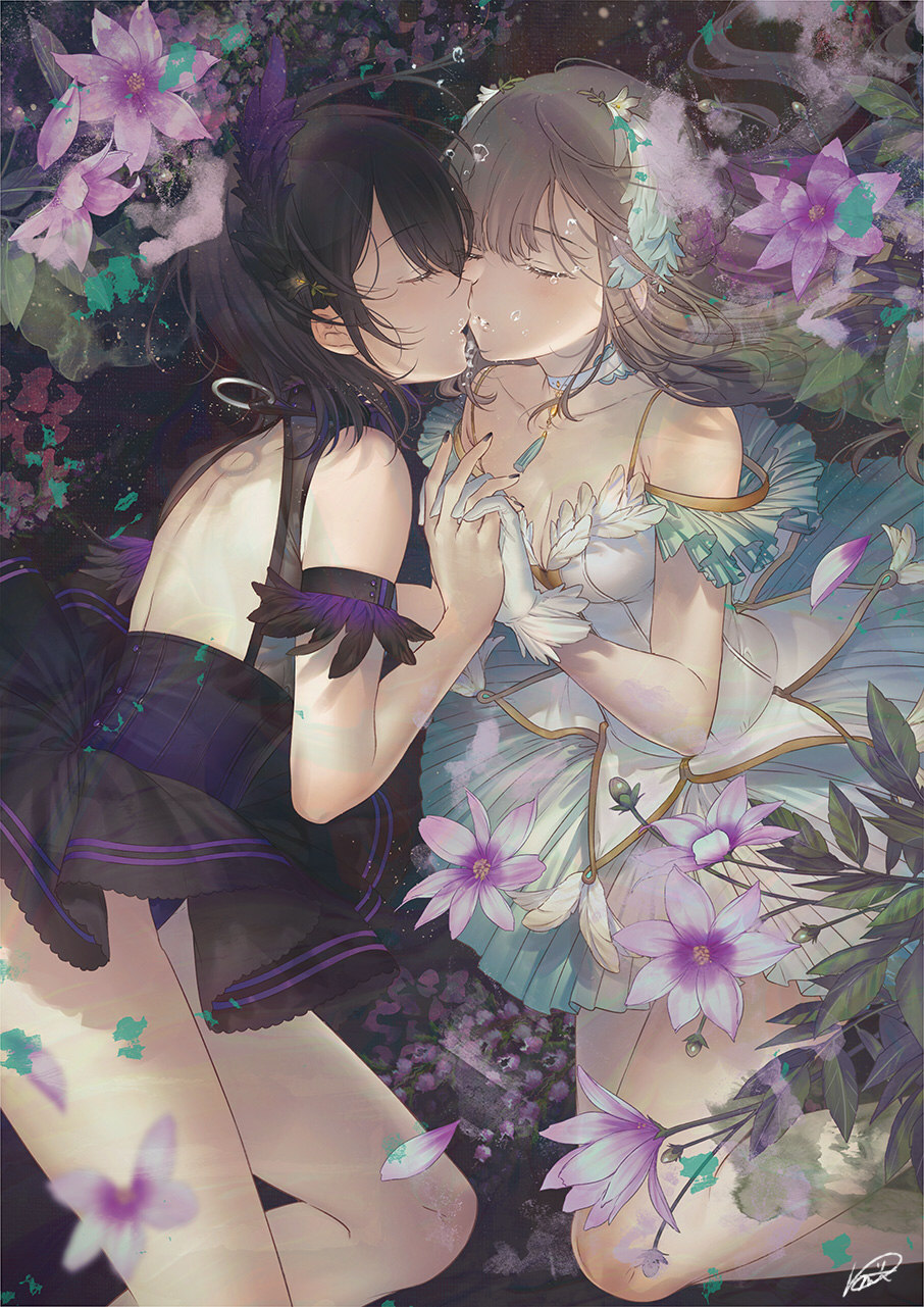shoujoaisuki:  blanc et noir  @brokenwingedangel99 
