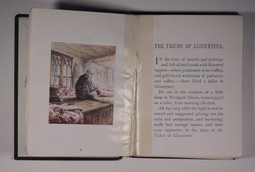 Well loved and worn scarce First Edition The Tailor of Gloucester by Beatrix Potter - Published 1903