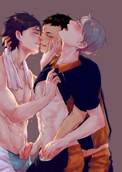 darwinthemonkey-art:Haikyuu fandom, good evening!