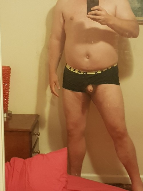 Here is a submission from a follower who is 6′8.”  He has a delicious uncut cock.&n