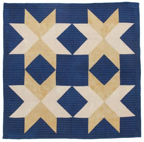 blueberrymodern:folk fibers - dark star quilt