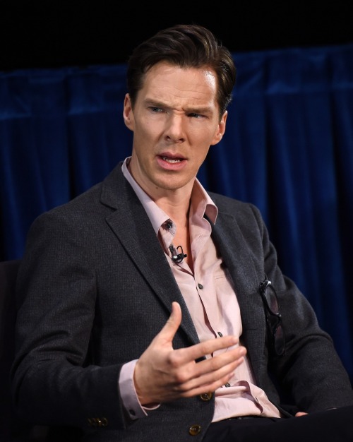 new tab for high res.Benedict Cumberbatch and Keira Knightley attend The New York Times&rsquo; T