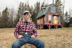 cinoh:  Burt Shavitz, a founder of Burt’s Bees enjoys a life of seclusion on his property in northern Maine.