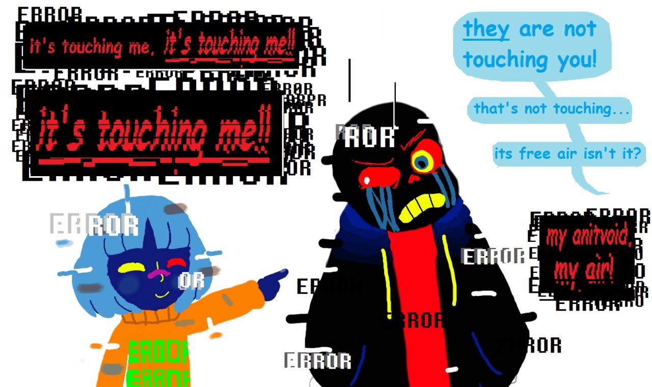 Ask Error Frisk Hey Error Frisk Do You Hang Out With Error Sans