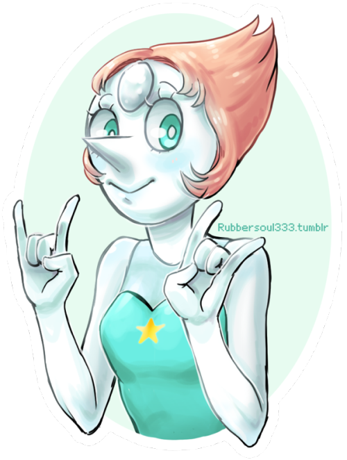 rubbersoul333:  Pearl fo sticker 