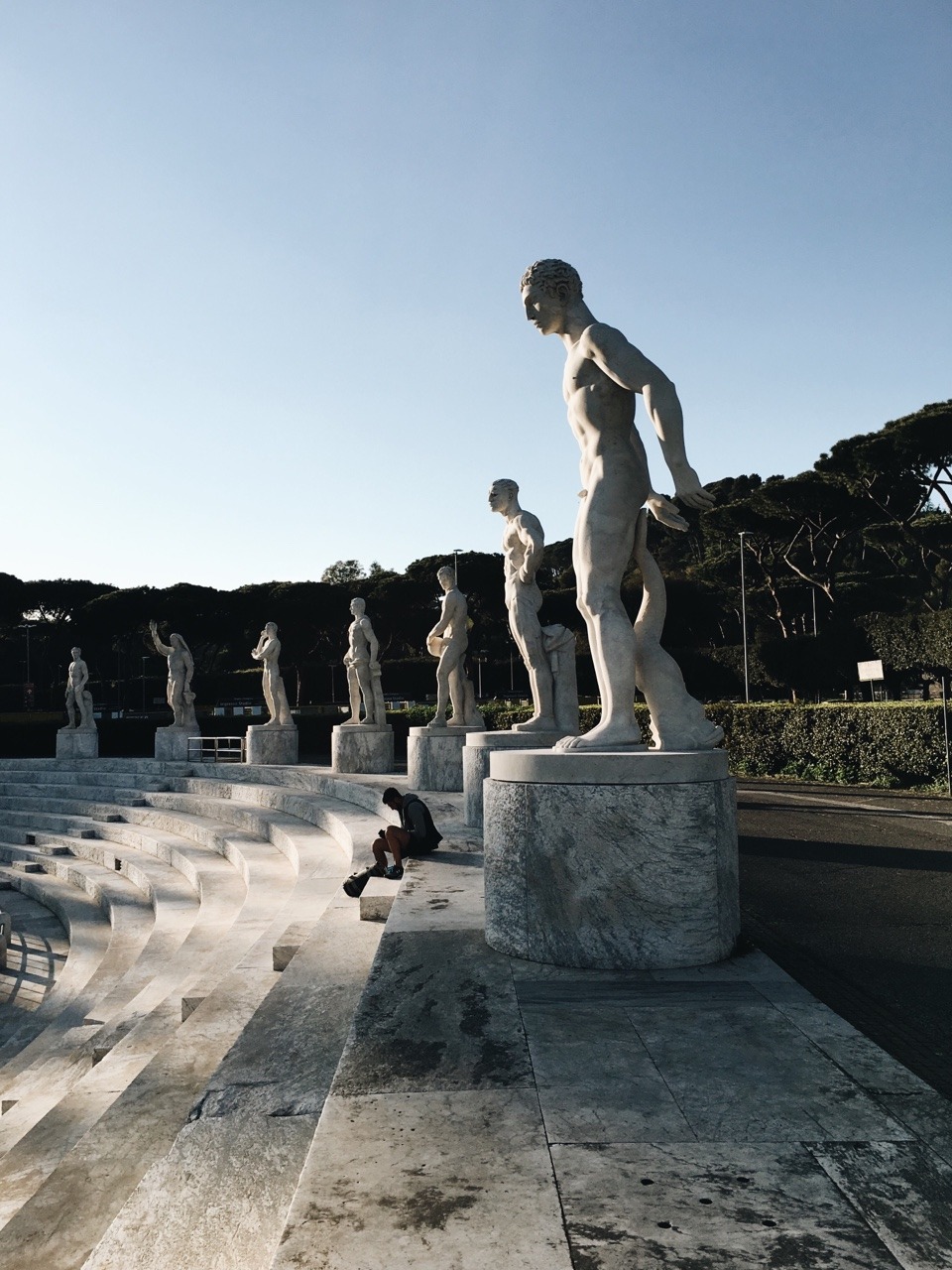 night-man-jon-gasca:  When you take time for yourself.Stadio dei Marmi. RomePhoto: