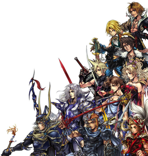 Protagonist Group Character Art - Dissida: Final Fantasy (PSP)