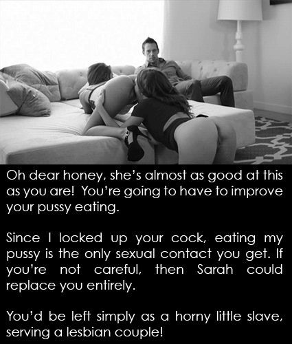 clickthelock:  Oh dear honey, she’s almost as good at this as you are!Caption by