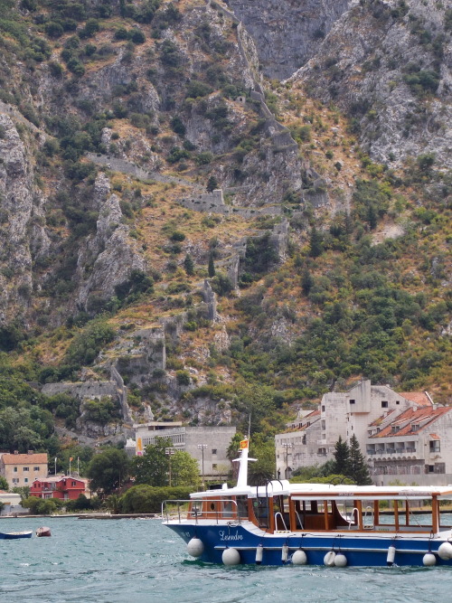 Just a short stop in Kotor Bay, Montenegro - considered to be the southernmost fjord of Europe.