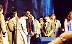 wearetusdayassbut:cactusmisha:misha frolics with his army of castiels and then shoo’s them away xtum