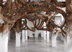 Culturenlifestyle:  Twisted Tree Branch Installation By Henrique Oliveira Brazilian