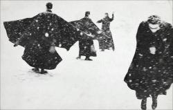 paddle8:  Mario Giacomelli I &ldquo;Priests Twirling in the Snow,&rdquo; 1960s I The Carol Carisle Auction I Dec 4 — Dec 15 