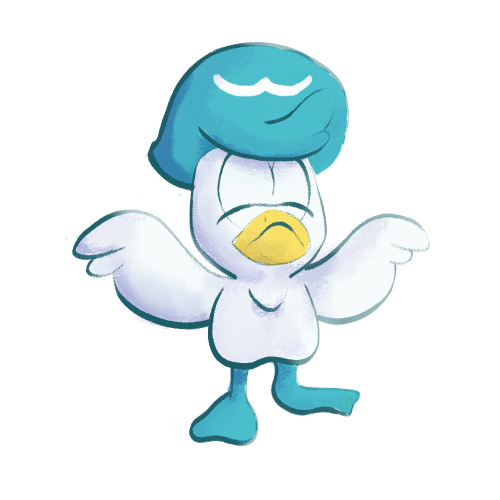 duck with water hat QuaxlyPLEASE REBLOG! IT HELPS A LOT!