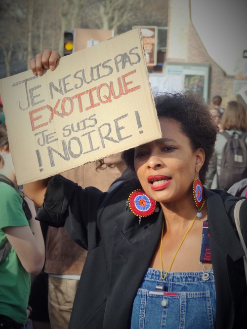 mutant-supremacy:almahgeistphotography:French Womanist (Afrofeministe) Procession on the 8th March d