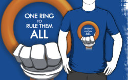 Galaxynextdoor:  Sonic And Lotr Get Chummy In This Awesome Sonic Mash-Up Tee It’s