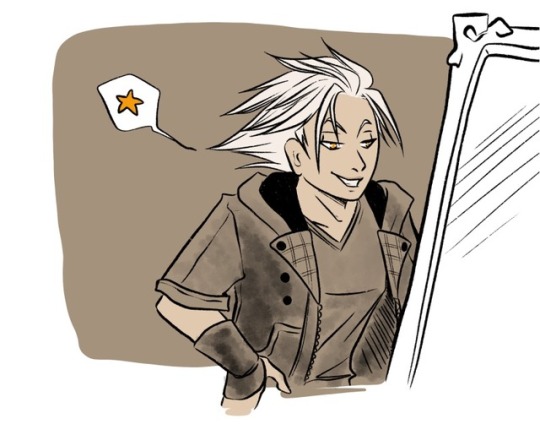 kingdomsaurushearts:  rakiah:  Another prompt about Sora’s wild hair from @kingdomsaurushearts . Can’t be tamed even for Soranort.  Phbbt *snort* Flawless xD