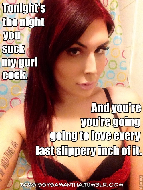 iamsissysamantha:  LET’S GO FAGGOT. WHAT ARE YOU WAITING FOR? YOU WON’T GET THIS CHANCE AGAIN IF YOU DON’T.   Carpe diem!