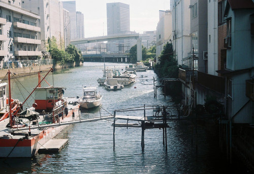 hisafoto: さんばし on Flickr. Taken with Leica IIIb + Summar 50mm F2.0. FUJI SP400 横浜反町〜星野町散歩