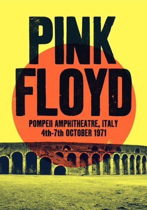 Colors are beautiful. Simple. Huge Lettering for PINK FLOYD is...