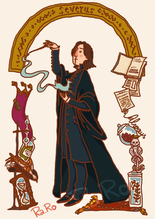 ra-ro81:“After all this time?”“Always.”Alan Rickman 1946 - 2016WANDS UP <3