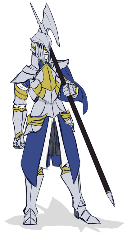 vartiusdraws:I decided to design an armored Demacian lady :P Might even turn it into a fully fledged