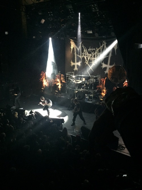 … Mayhem and Nifelheim, solid performances. …