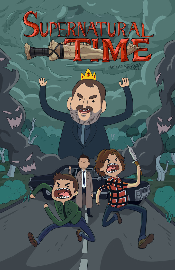 samthesexorcist:  thekao:  It’s Supernatural Time!! Art by me, The Kao. [Shop]