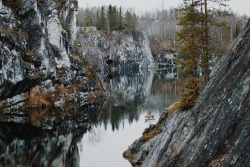 Kosh-Photo:  Ruskeala Marble Canyon. Russia, Karelia 