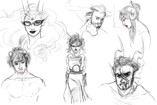 XXX rosesmaycry:A bunch of random sketches to photo