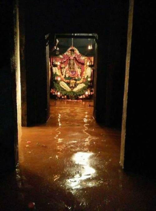 Kamalashile Brahmini Durga Parameswari Recent Kubji river flood, Karnataka