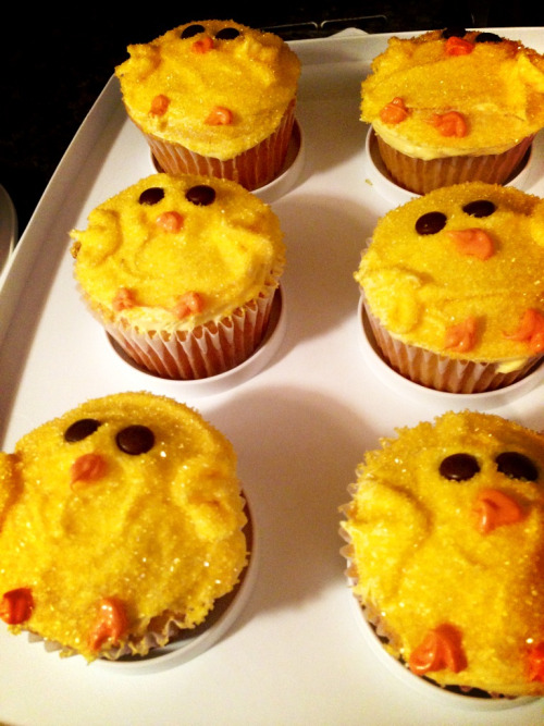 My Easter cupcakes lol