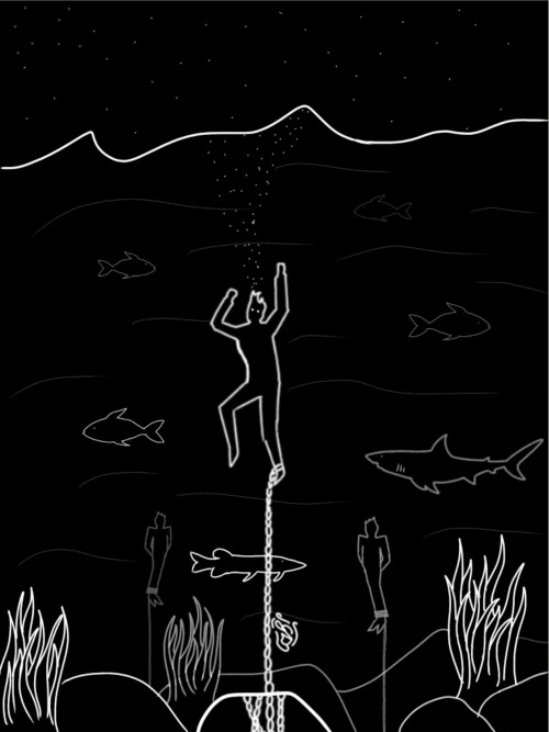 Eeey I Am Joining Inktober Lets Hope I Actually Have Time For Every Day Anyway The Prompt Was Fish And