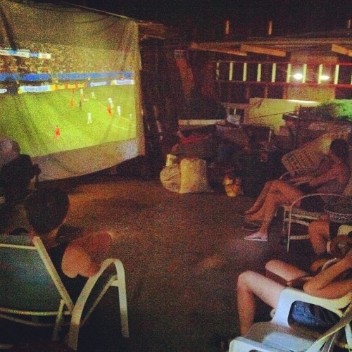 soccer cave in the sticks