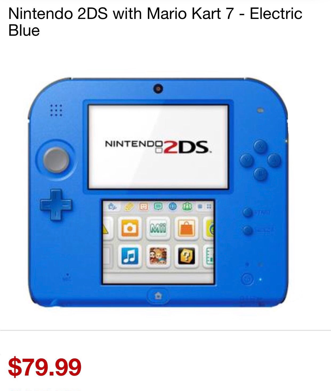 paulthebukkit:  do you ever sit and think about how a 2DS with a game is the same